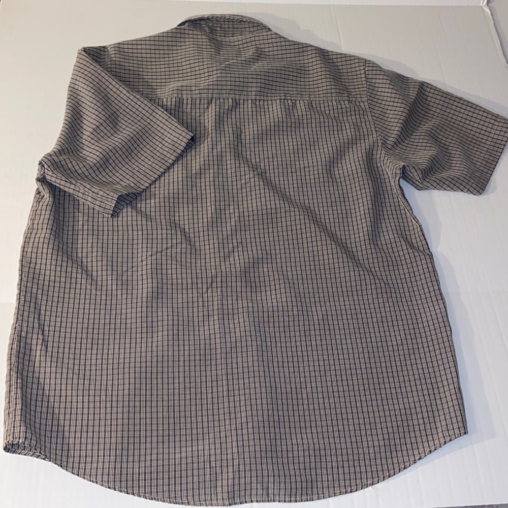 Billabong Men’s Large Short Sleeve Plaid Button Up Shirt - Picture 2 of 4